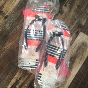 SALE! NWT Kate Spade flip flops Sz 7.